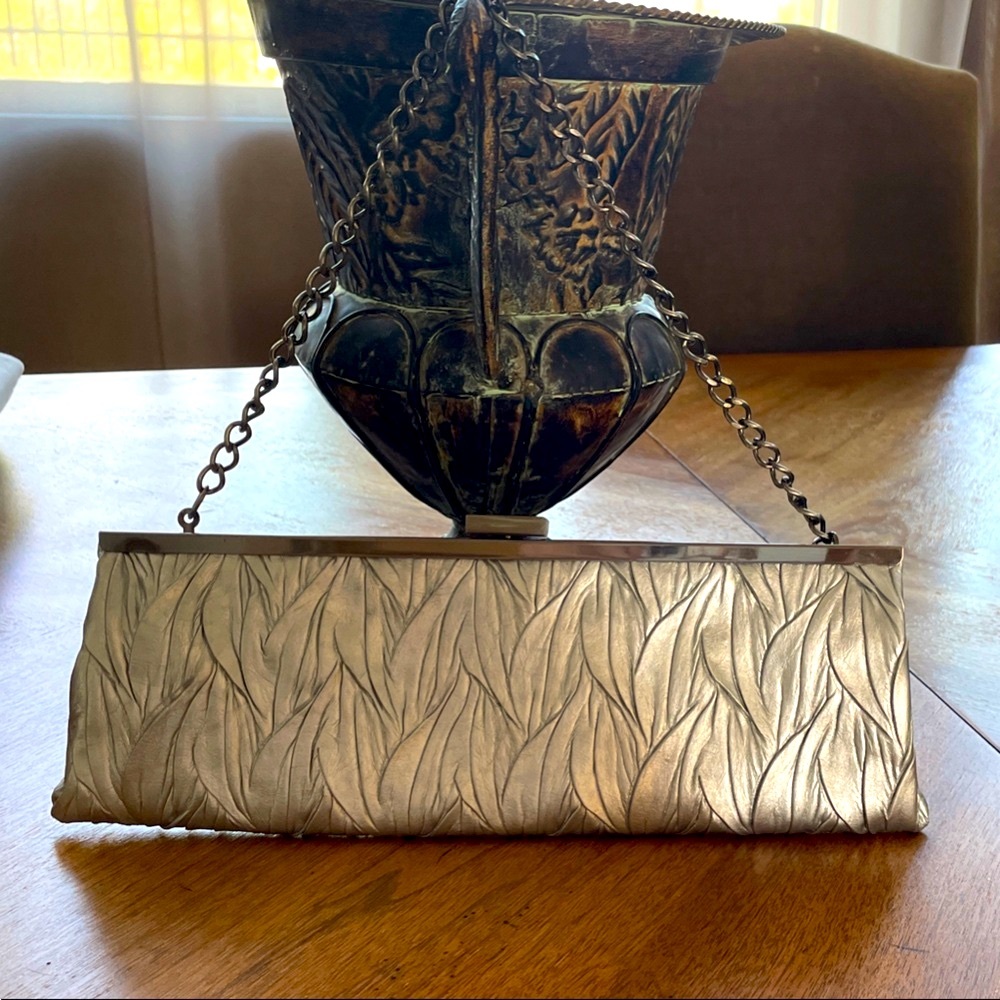 Jessica McClintock Silver Clutch